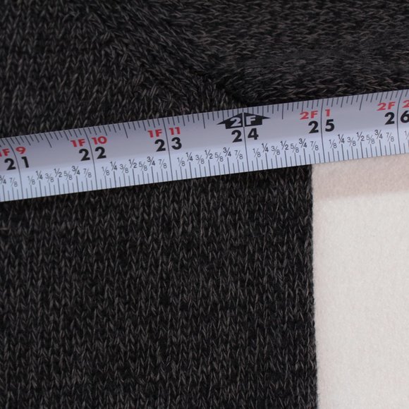 Chaps Sweater Men's XL Gray Long Sleeve Elbow Patches - Picture 7 of 10